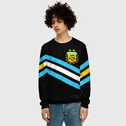 Свитшот мужской Сборная Аргентины, цвет: 3D-черный — фото 2