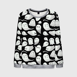 Свитшот мужской Boo Привидения, цвет: 3D-меланж