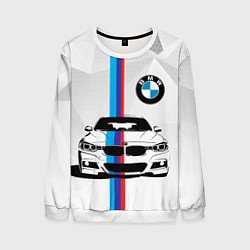 Свитшот мужской BMW БМВ M PERFORMANCE, цвет: 3D-белый