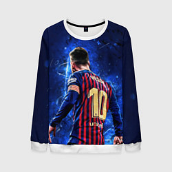 Свитшот мужской Leo Messi Лео Месси 10, цвет: 3D-белый