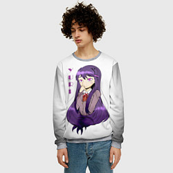 Свитшот мужской Doki Doki YURI, цвет: 3D-меланж — фото 2