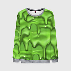 Свитшот мужской Green Slime, цвет: 3D-меланж