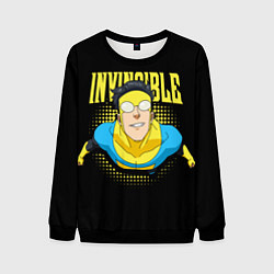 Свитшот мужской Invincible, цвет: 3D-черный