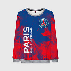 Свитшот мужской ФК ПСЖ PARIS SAINT GERMAIN, цвет: 3D-меланж