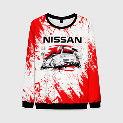 Свитшот мужской Nissan, цвет: 3D-черный