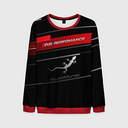 Свитшот мужской RS PERFOMANCE QUATTRO Z, цвет: 3D-красный