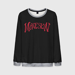 Свитшот мужской Maneskin Inscription, цвет: 3D-меланж