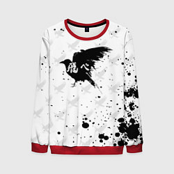 Свитшот мужской Лозунг Карасуно ворон Haikyu!!, цвет: 3D-красный