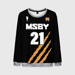 Свитшот мужской 21 MSBY BLACK JACKALS, цвет: 3D-меланж