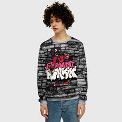 Свитшот мужской Friday Night Funkin A G O T I, цвет: 3D-меланж — фото 2