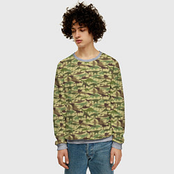 Свитшот мужской Динозавры камуфляж, цвет: 3D-меланж — фото 2