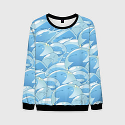 Мужской свитшот О МОЕМ ПЕРЕРОЖДЕНИЕ В СЛИЗЬ