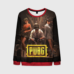 Свитшот мужской PUBG КОРОЛЬ, цвет: 3D-красный