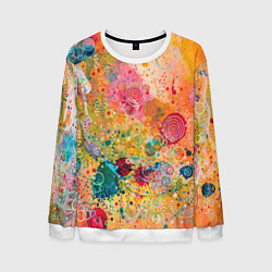 Свитшот мужской Мои эмоции, цвет: 3D-белый