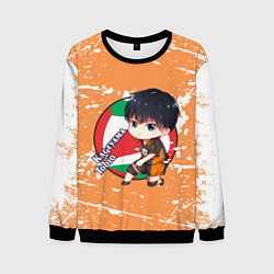 Свитшот мужской Kageyama tobio Haikyu Z, цвет: 3D-черный