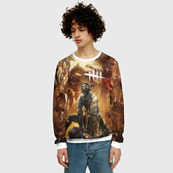 Свитшот мужской Dead by Daylight убийцы, цвет: 3D-белый — фото 2