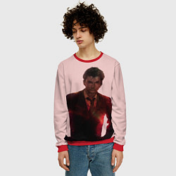 Свитшот мужской David Tennant, цвет: 3D-красный — фото 2