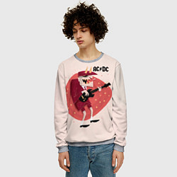 Свитшот мужской Ангус Янг ACDC, цвет: 3D-меланж — фото 2
