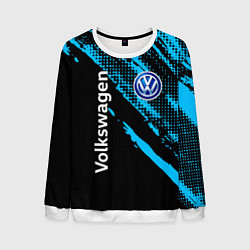 Свитшот мужской Volkswagen Фольксваген, цвет: 3D-белый