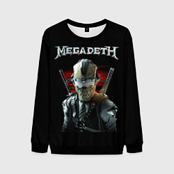Свитшот мужской Megadeth, цвет: 3D-черный