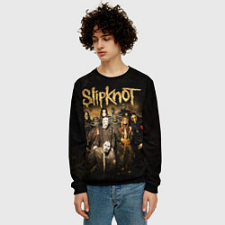 Свитшот мужской Slipknot, цвет: 3D-черный — фото 2