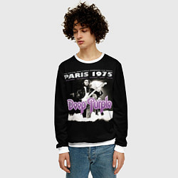 Свитшот мужской Deep Purple - Paris 1975, цвет: 3D-белый — фото 2