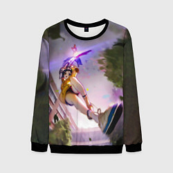 Свитшот мужской Ай Ото Приоритет Чудо-Яйца, цвет: 3D-черный