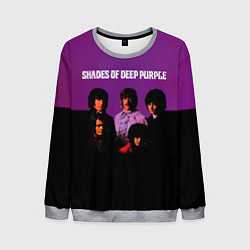 Свитшот мужской Shades of Deep Purple, цвет: 3D-меланж