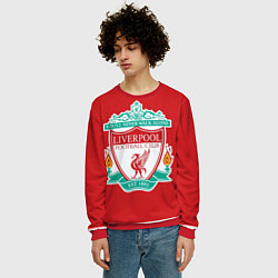 Свитшот мужской F C LIVERPOOL, цвет: 3D-красный — фото 2