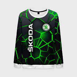 Мужской свитшот 3D плиты с подсветкой Шкода