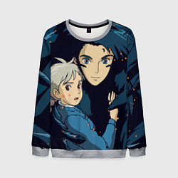 Мужской свитшот Ходячий замок Софи и Хаул летят