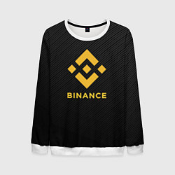 Мужской свитшот БИНАНС ЛОГО CARBON BINANCE LOGO