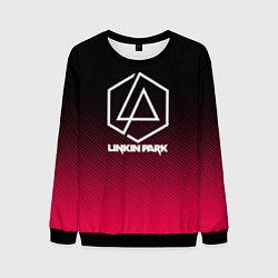 Свитшот мужской LINKIN PARK LOGO CARBON, цвет: 3D-черный