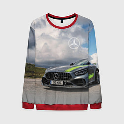 Свитшот мужской Mercedes V8 Biturbo Racing Team AMG, цвет: 3D-красный