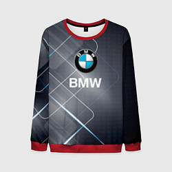 Свитшот мужской BMW Logo, цвет: 3D-красный