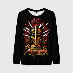 Свитшот мужской Anthrax - For All Kings, цвет: 3D-черный
