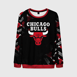 Свитшот мужской ЧИКАГО БУЛЛС БЫКИ CHICAGO BULLS, цвет: 3D-красный