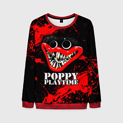 Свитшот мужской ХАГГИ ВАГГИ, цвет: 3D-красный