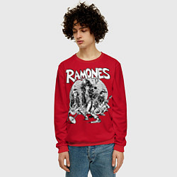 Свитшот мужской BW Ramones, цвет: 3D-красный — фото 2