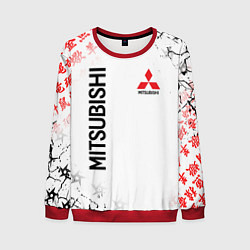 Свитшот мужской MITSUBISHI JAPAN STYLE SAMURAI AUTO, цвет: 3D-красный