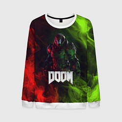 Свитшот мужской Doomguy Doom, цвет: 3D-белый