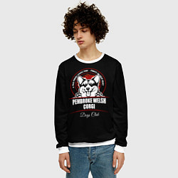 Свитшот мужской Вельш-Корги Пемброк Corgi, цвет: 3D-белый — фото 2