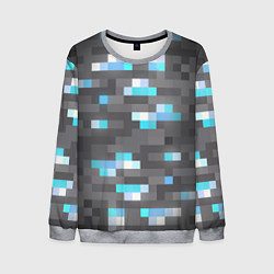 Мужской свитшот АЛМАЗНАЯ РУДА DIAMOND ORE MINCRAFT