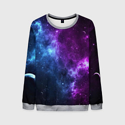 Мужской свитшот NEON GALAXY НЕОНОВЫЙ КОСМОС