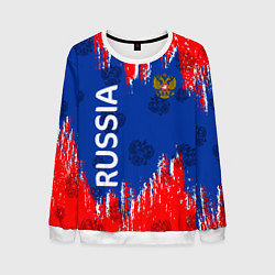 Мужской свитшот Патриот России Я Русский!