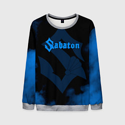 Свитшот мужской Sabaton синий дым, цвет: 3D-меланж