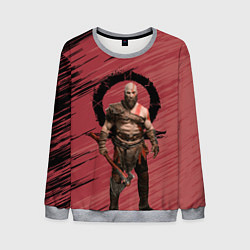 Свитшот мужской Кратос God of War, цвет: 3D-меланж