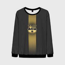 Свитшот мужской Barcelona Gold-Graphite Theme, цвет: 3D-черный