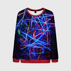 Мужской свитшот NEON LINES Glowing Lines Effect