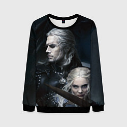 Свитшот мужской THE WITCHER 2 SEASON, цвет: 3D-черный